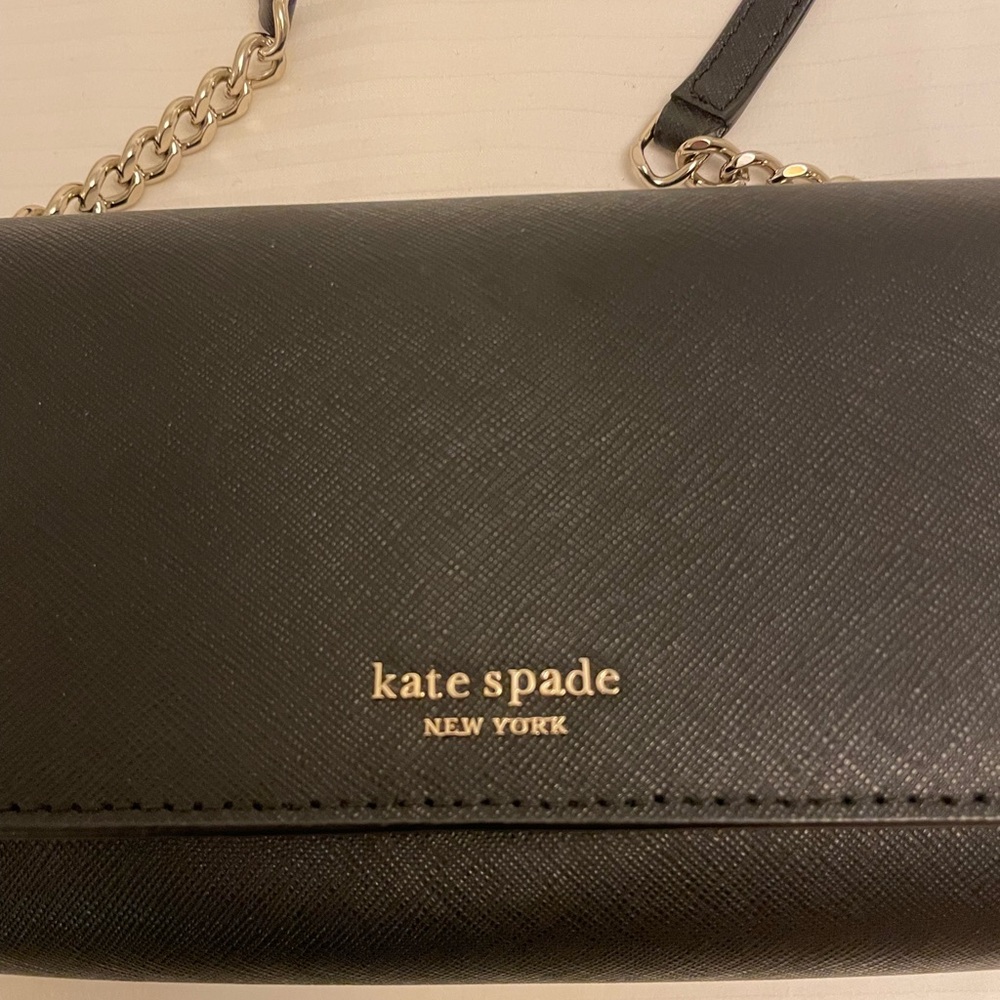 Kate Spade Black Leather Crossbody Bag